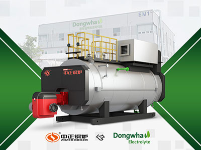 ZOZEN gas boiler equipment to Dongwha Electrolyte Company