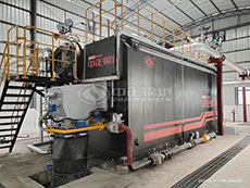 15MW gas fired hot water boiler