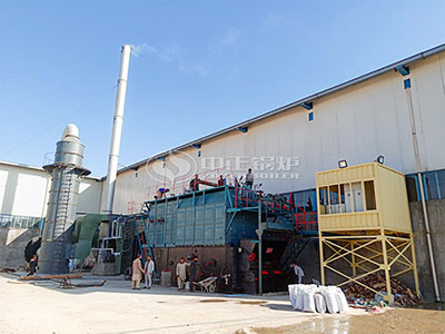 15tons SZL Series Coal-fired Chain Grate Steam Boiler in Afghanistan