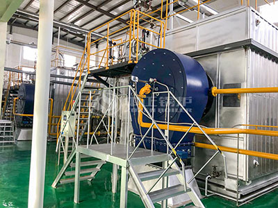 SZS series gas-fired steam boiler in dairy plant