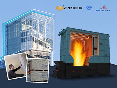 ZOZEN Boiler Cooperated with Saint-Gobain Group