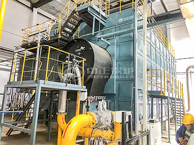 ZOZEN SZS series superheated steam boiler operated in the customer plant