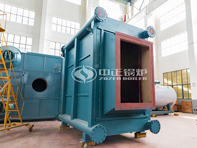 The condenser was designed and manufactured by ZOZEN Boiler