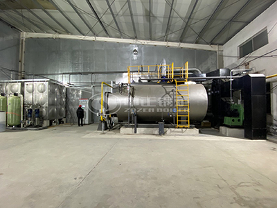 oil gas fired steam boiler