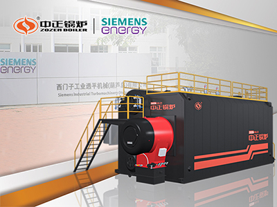 ZOZEN Boiler provides reliable gas steam boiler for Siemens