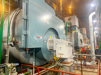 ZOZEN gas boiler on the project site of Ansteel Group