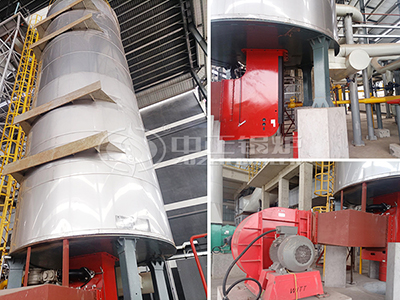 ZOZEN YQL thermal oil heater on site of the customer plant