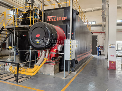 ZOZEN gas steam boiler provides stable heat for the project