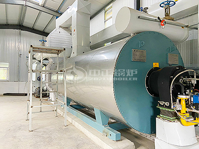 The horizontal gas fired organic heat carrier for the production line