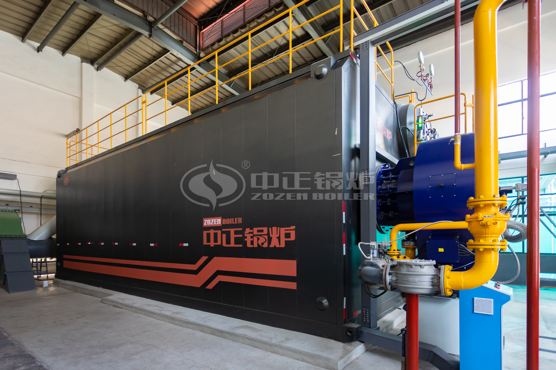25T SZS Gas Fired Steam Boiler for Heating Industry
