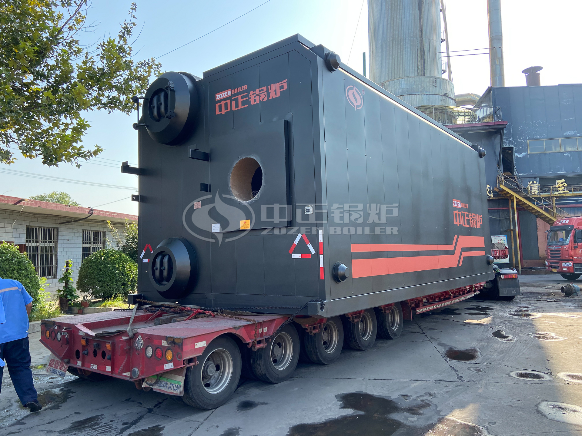 20T ZOZEN SZS Gas Fired Water Tube Steam Boiler