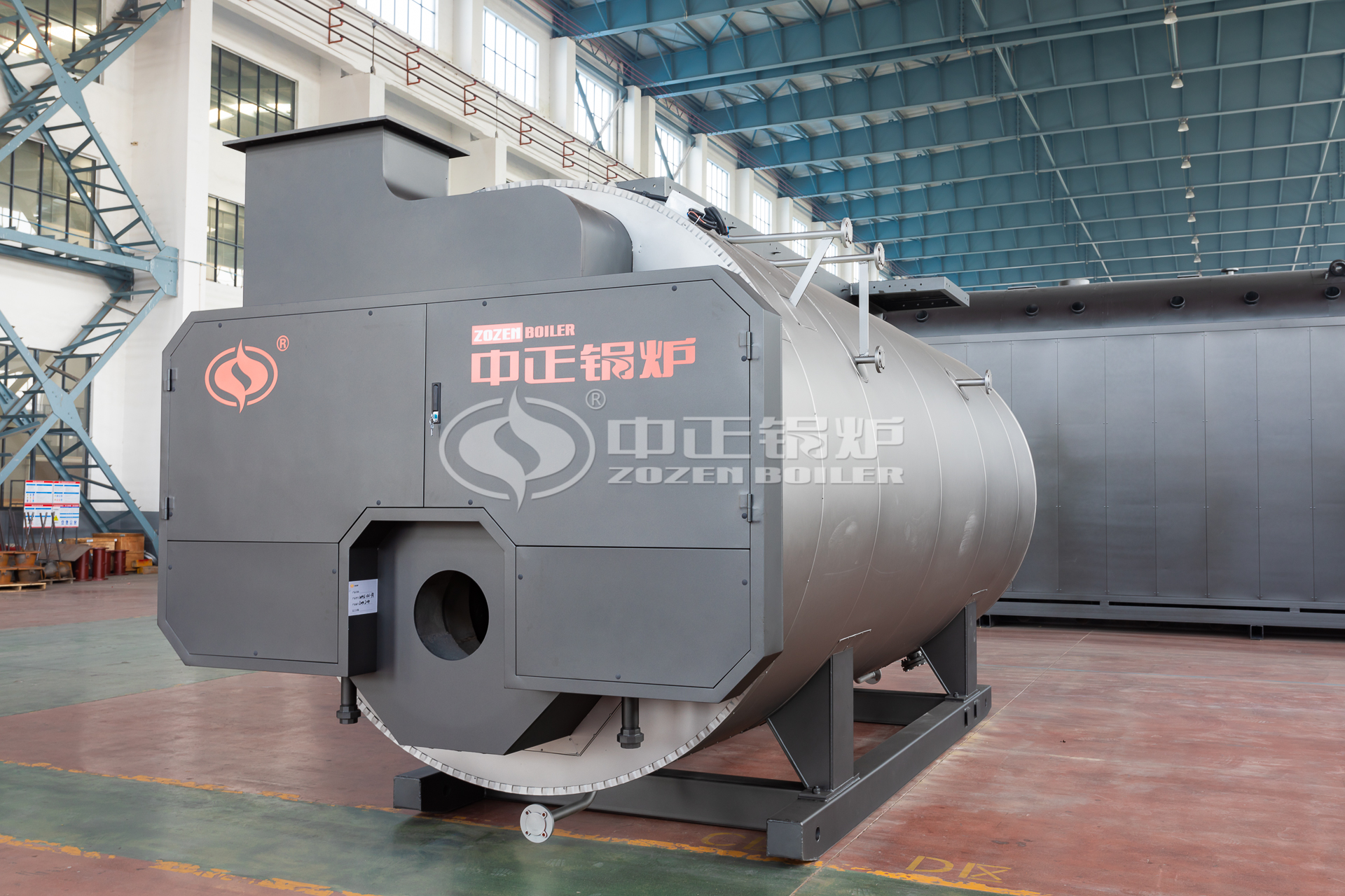 Intelligent Full Automation Low Emission Gas Fired Steam Boiler