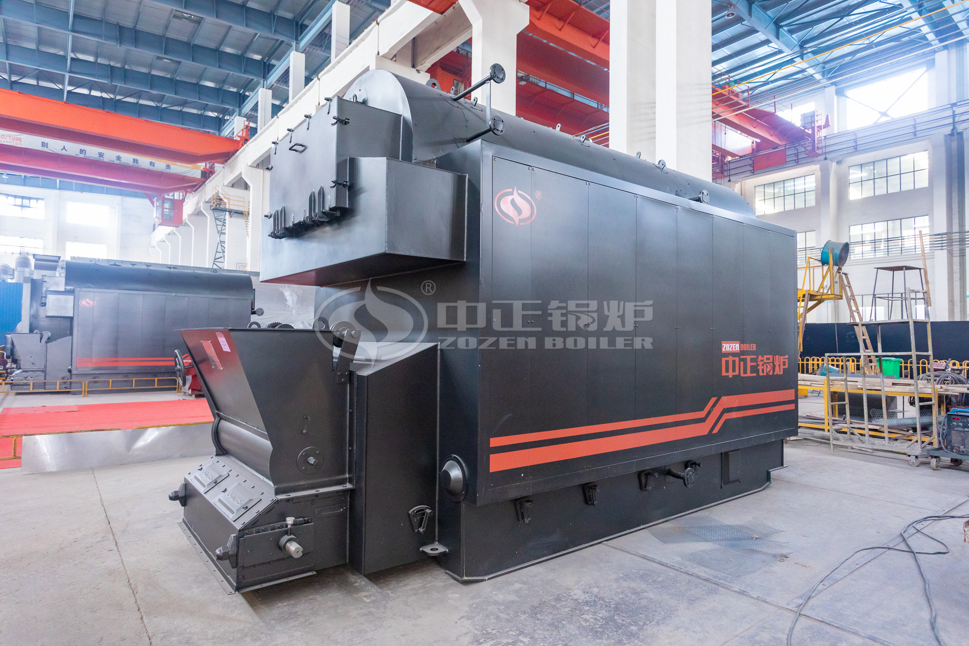DZL Coal Fired Chain Grate Steam Boiler