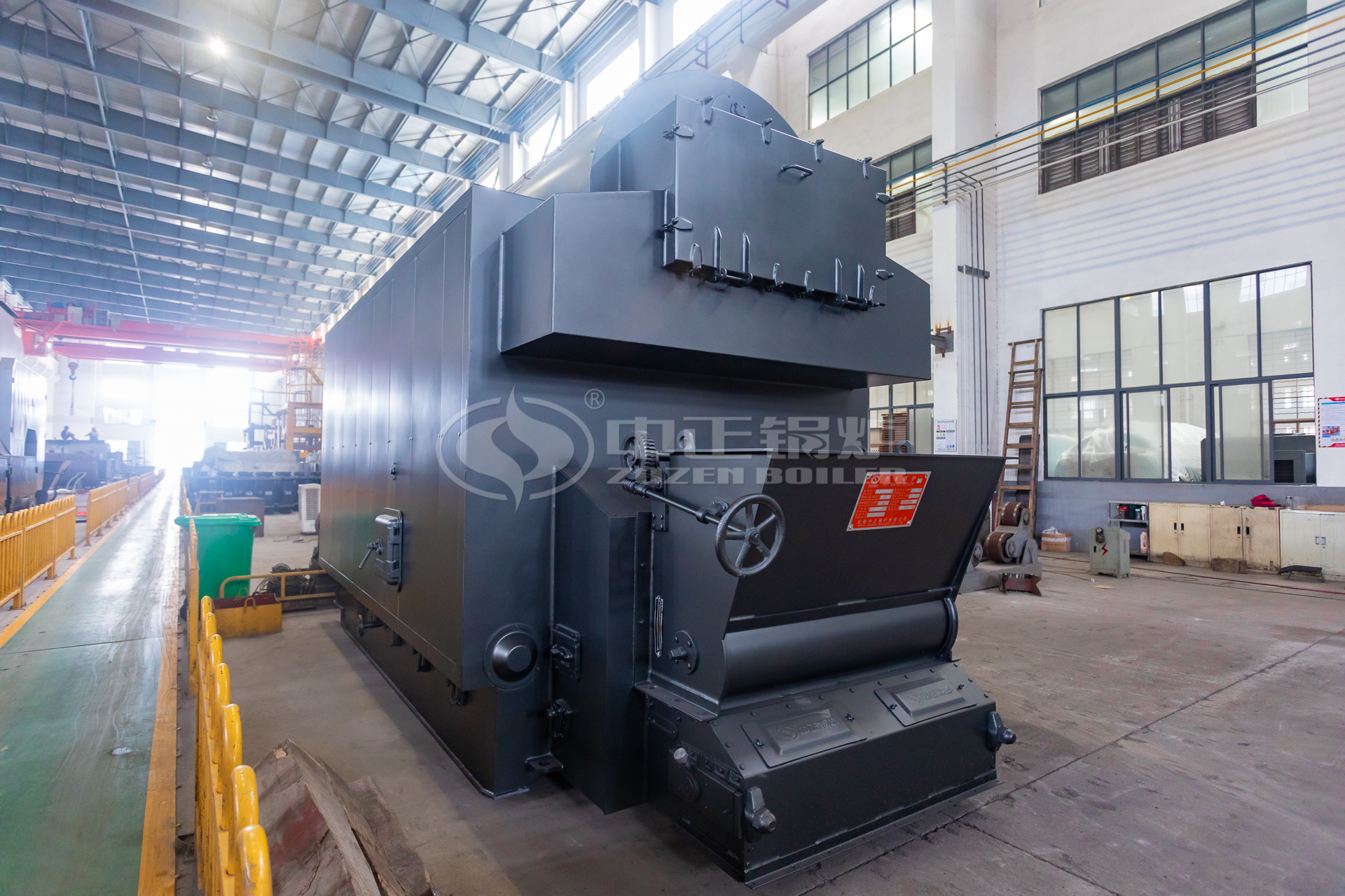 Chain Grate Single Drum Horizontal Coal Fired Hot Water Boiler