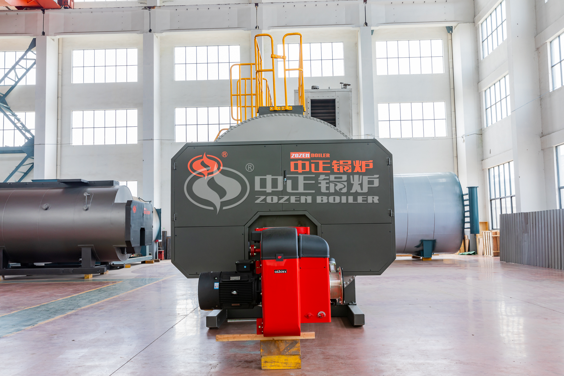 8T WNS series three-pass gas-fired steam boilers in Mongolia